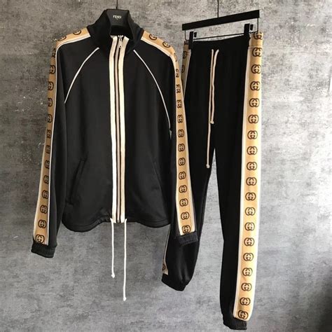 gucci reflective tracksuit|gucci tracksuit price.